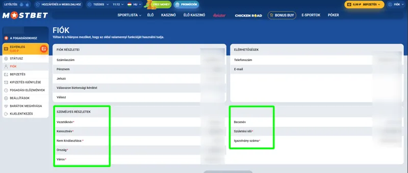 Mostbet fiók verifikációs folyamat