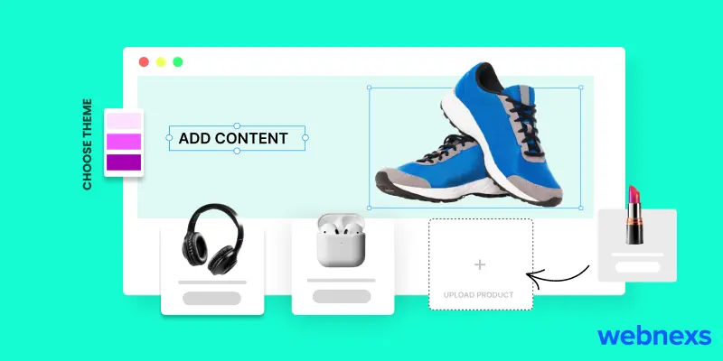A seamless integration of modern web design and technology, symbolizing the flexibility and innovation of headless ecommerce software for creating custom front-end experiences