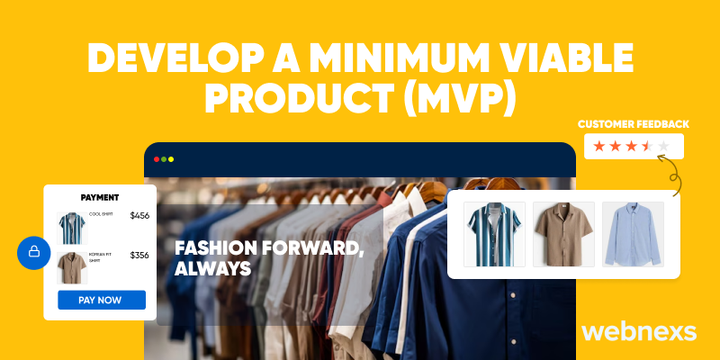 Develop an MVP to quickly test and launch your marketplace when you make a website like Amazon.