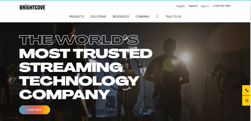 brightcove live streaming platform