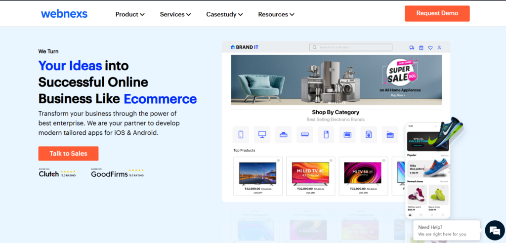choose webnexs to build your best headless ecommerce platform
