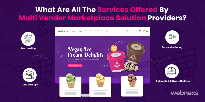 listing the services offered by multi vendor marketplace software